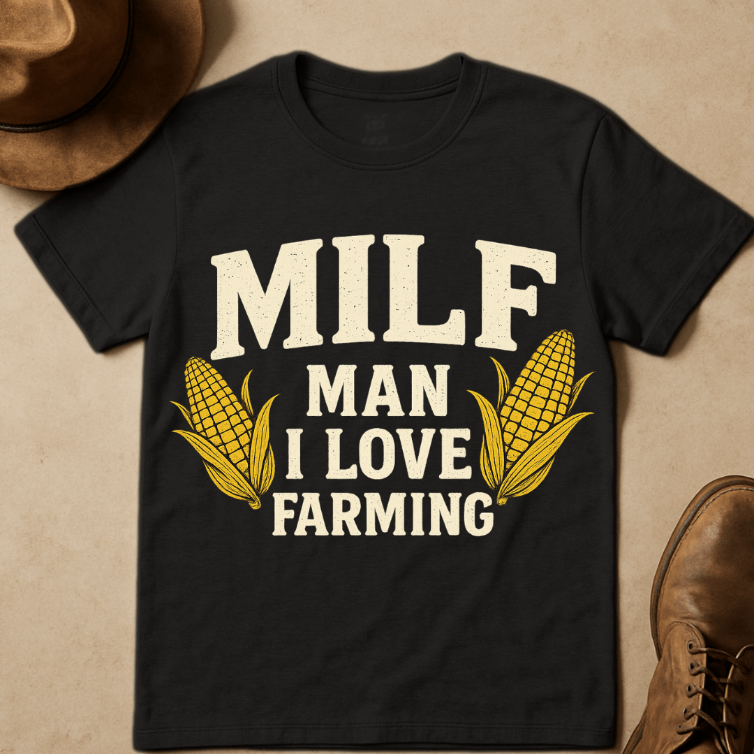 MAN I LOVE FARMING CORN T-SHIRT