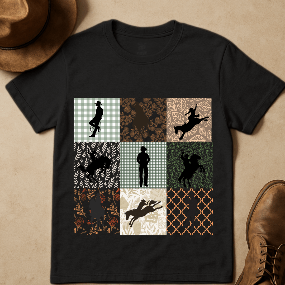 COWBOY QUILT T-SHIRT