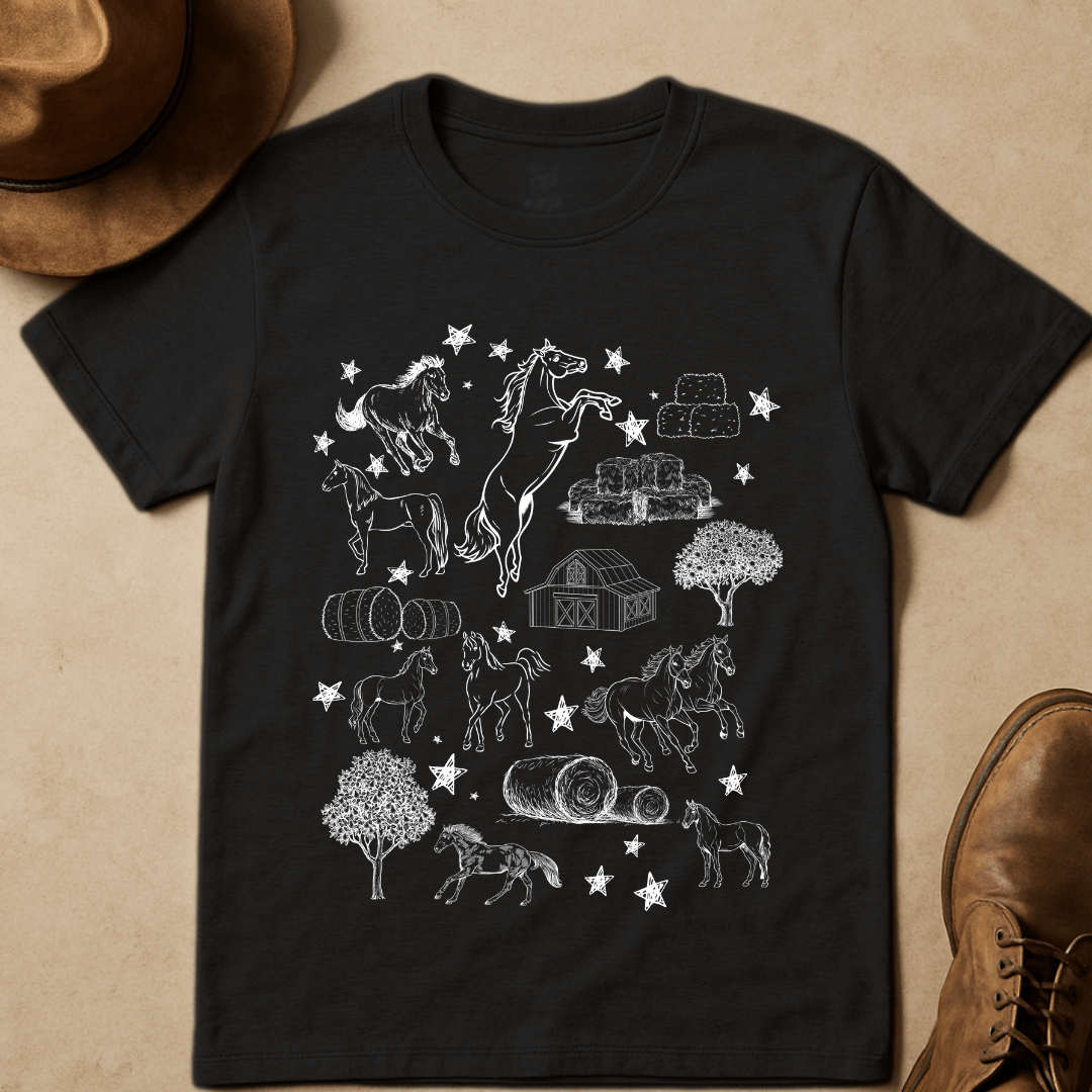 HORSE STARS T-SHIRT