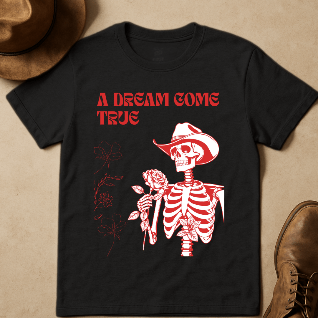 A DREAM COME TRUE RED T-SHIRT