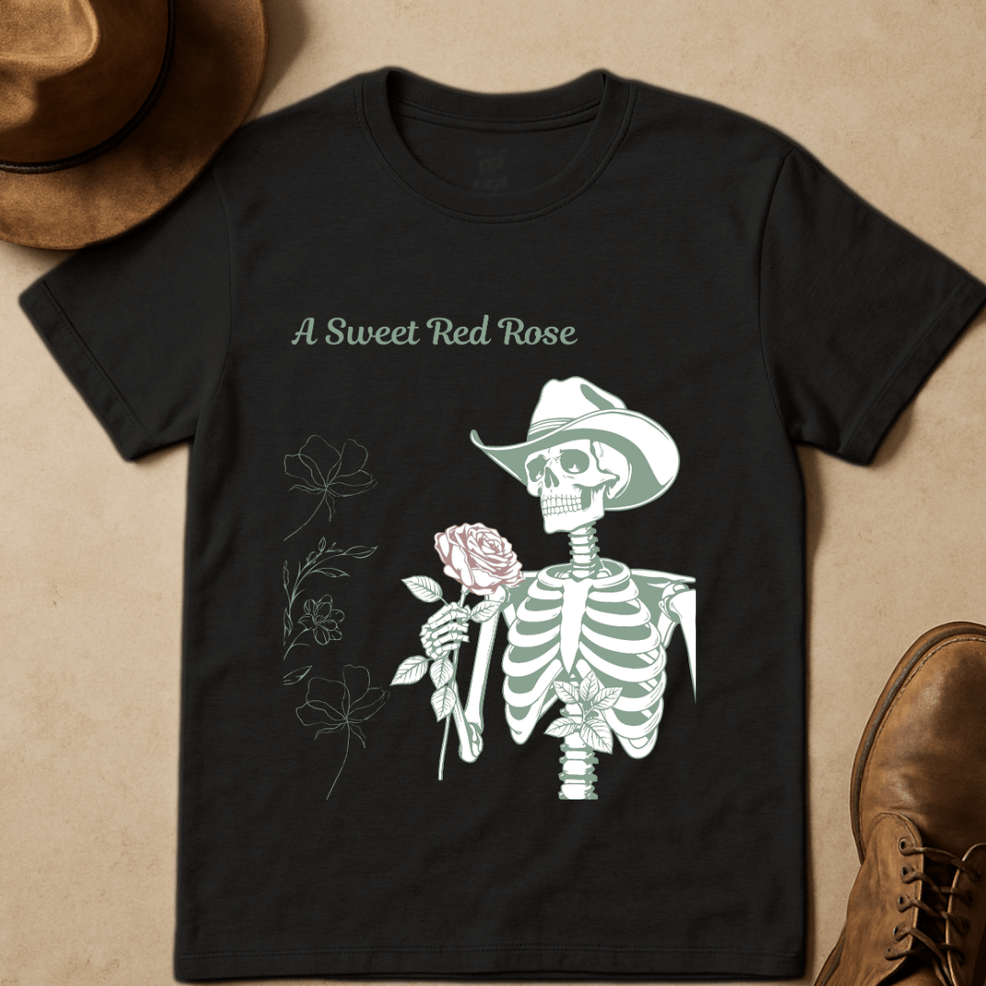 A SWEET ROSE T-SHIRT