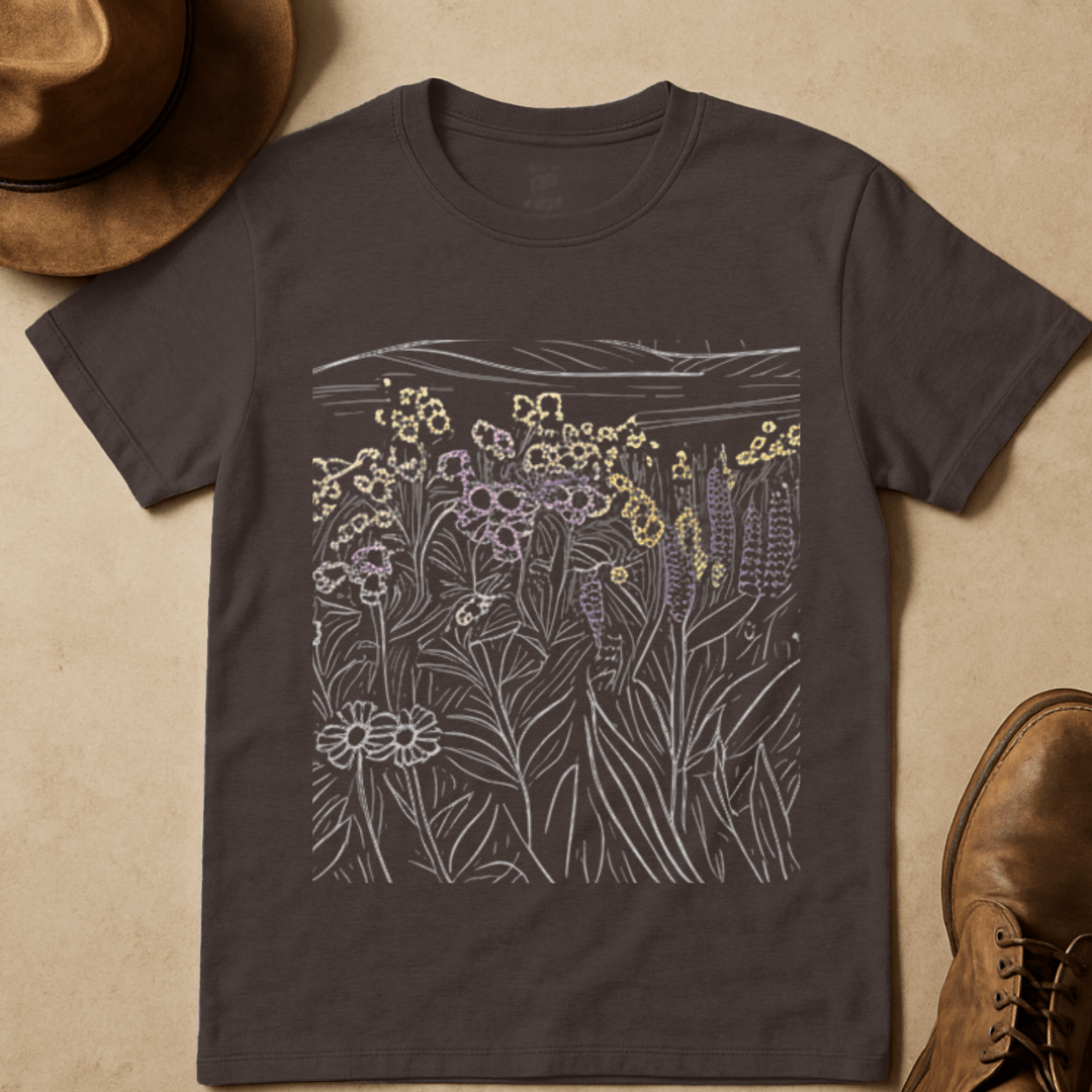 GEMINI FLOWERS T-SHIRT