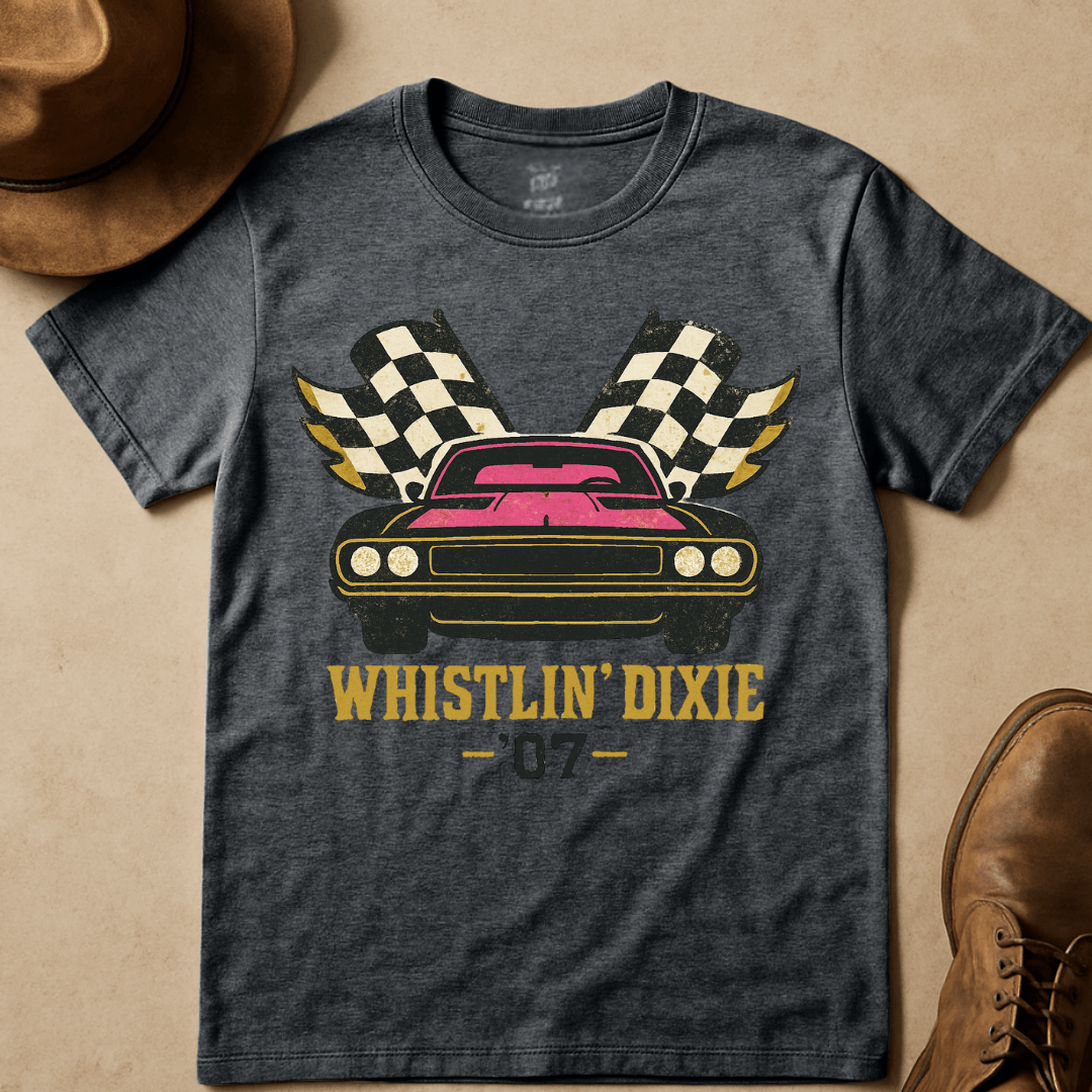 MUSCLE CAR WITH WINGS T-SHIRT