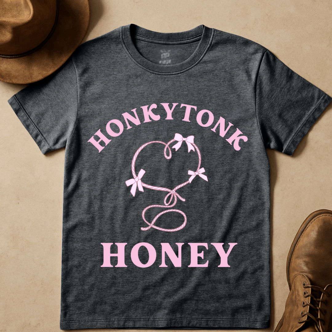 HONKY-TONK HONEY LASSO T-SHIRT