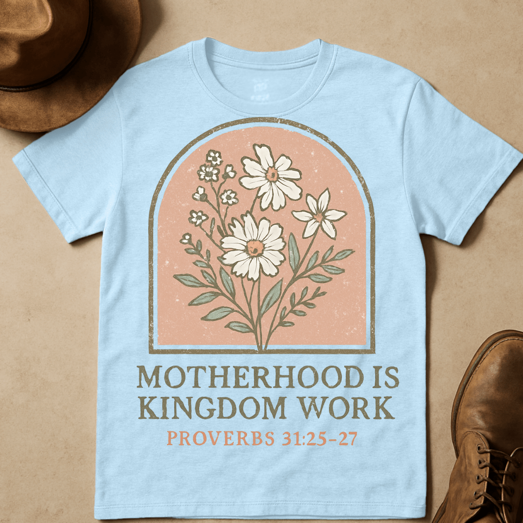 WILDFLOWER FAITH PROVERBS T-SHIRT