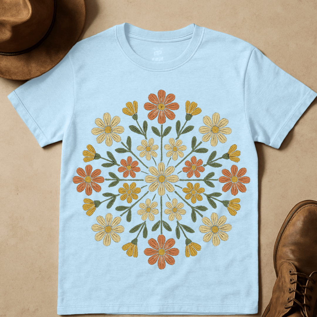 WILDFLOWER MANDALA T-SHIRT