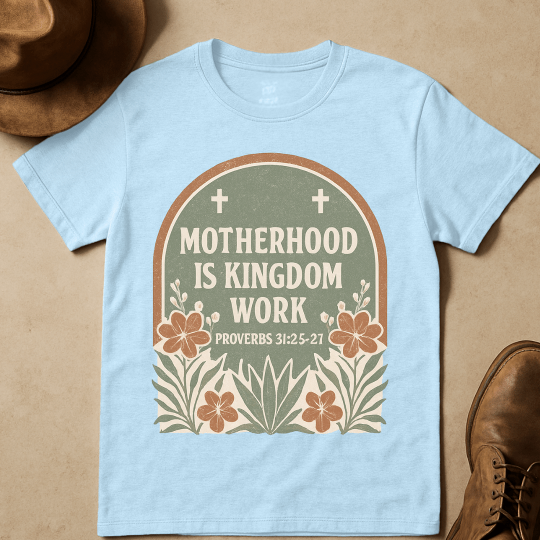 MOTHERHOOD KINGDOM WORK T-SHIRT