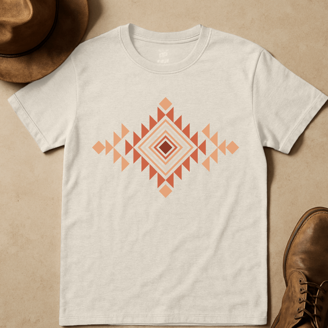 WESTERN PATTERN T-SHIRT