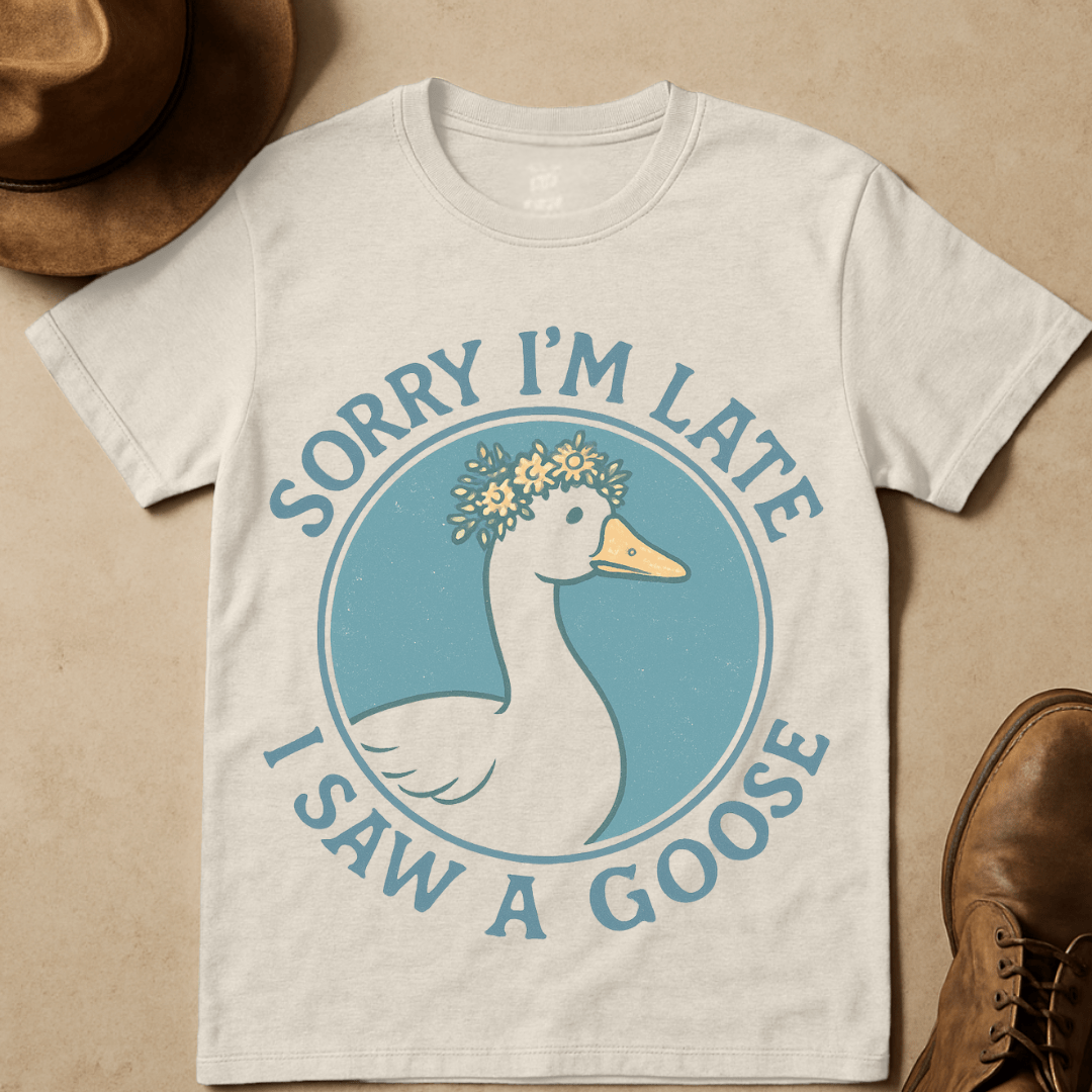 GOOSE CROWN BADGE T-SHIRT