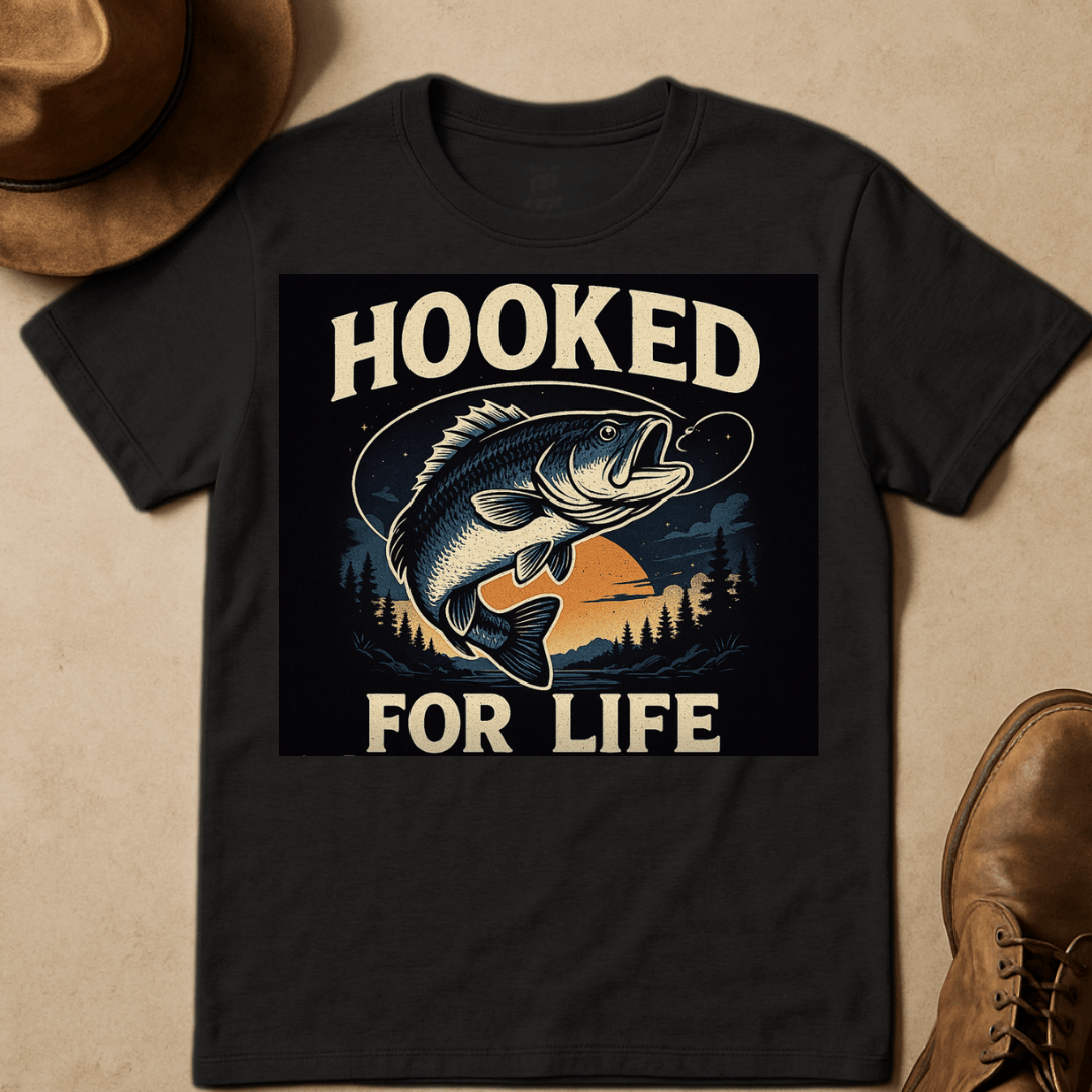 HOOKED FOR LIFE T-SHIRT