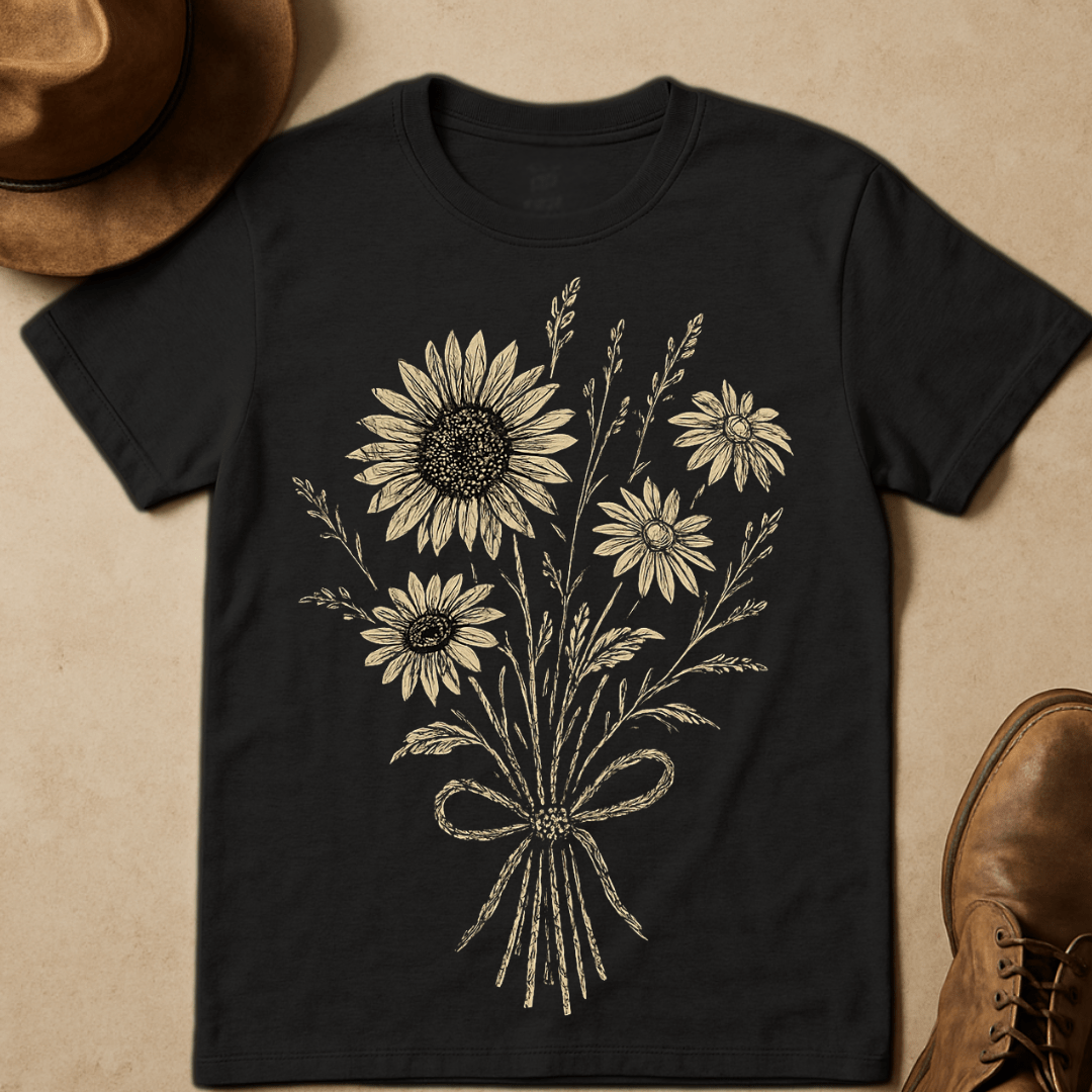WESTERN FLORAL BOUQUET T-SHIRT