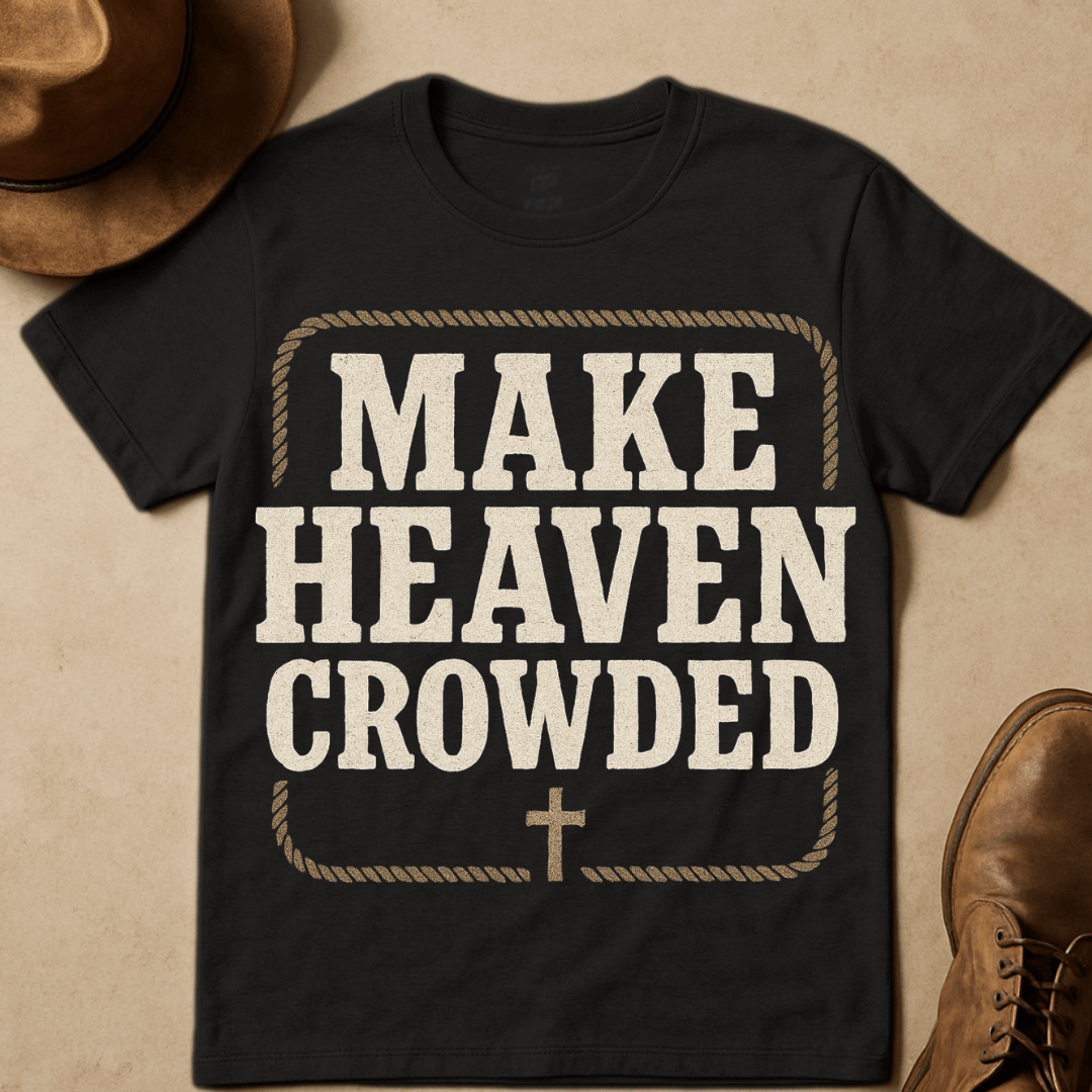 MAKE HEAVEN CROWDED ROPE T-SHIRT