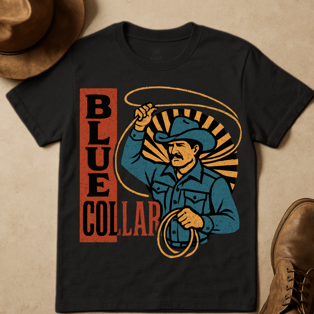 BLUE COLLAR LASSO T-SHIRT
