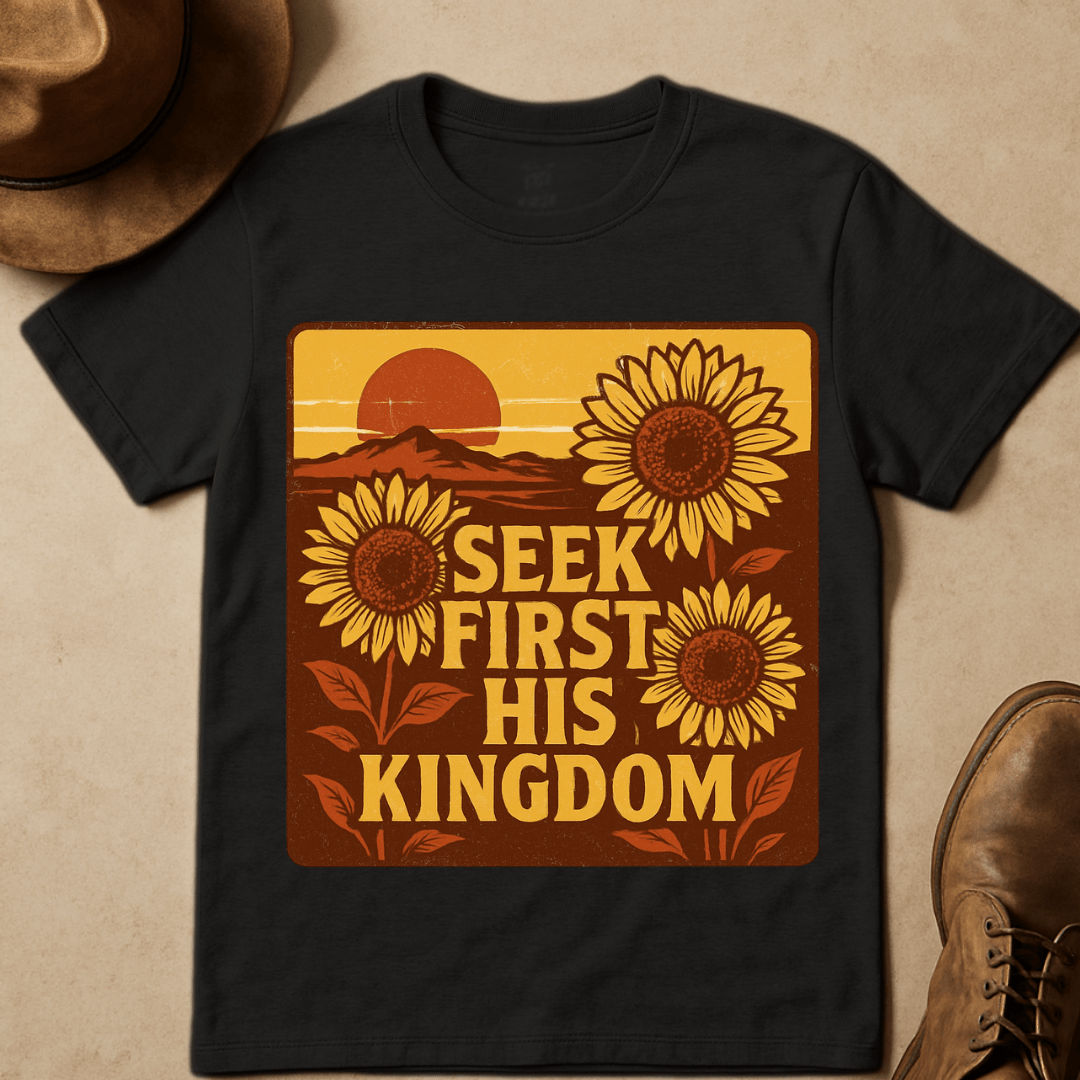 DESERT SUNFLOWER SUNSET T-SHIRT