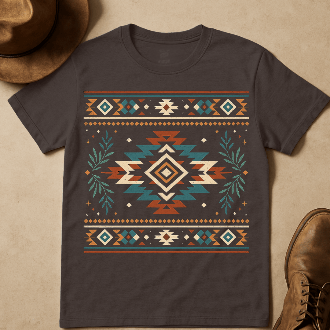 AZTEC PATTERN T-SHIRT
