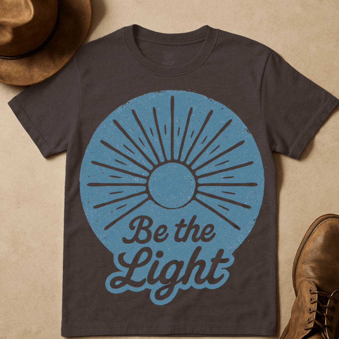 DENIM SUNBURST T-SHIRT