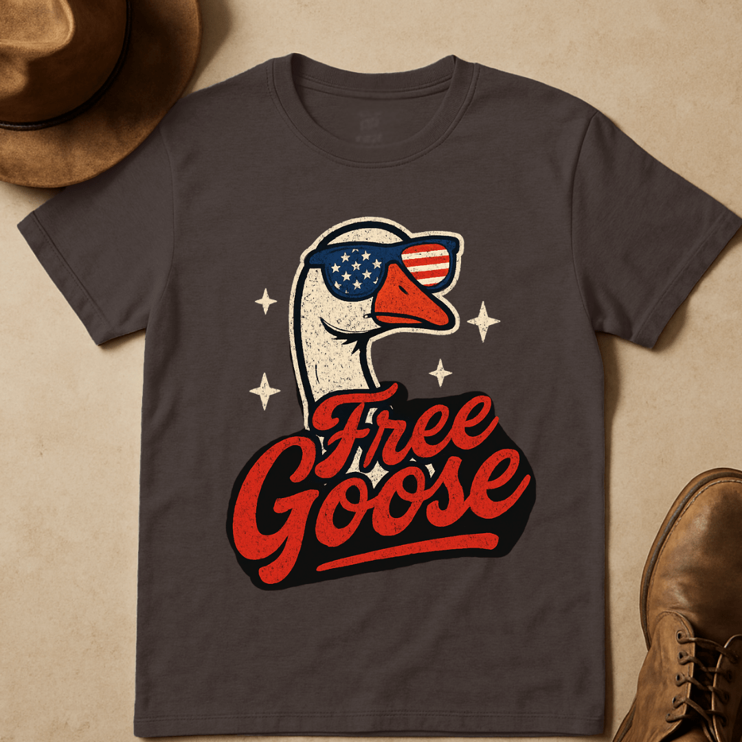 RETRO FREE GOOSE T-SHIRT