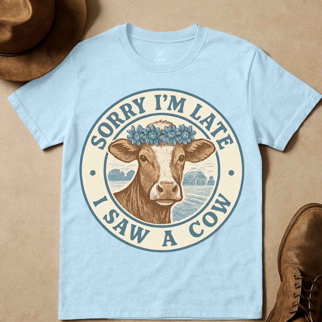 RETRO COW T-SHIRT