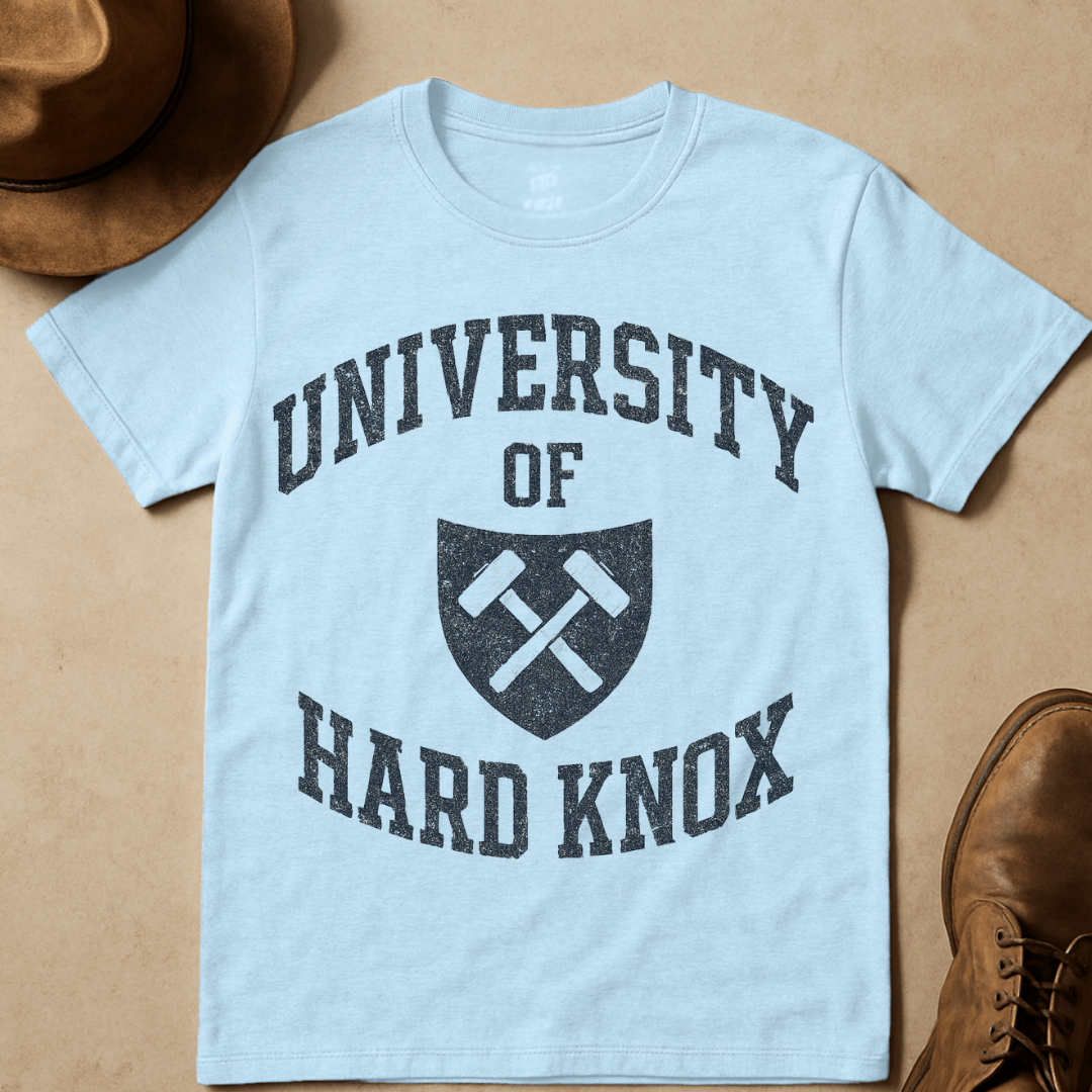 UNIVERSITY OF HARDKNOX CREST T-SHIRT