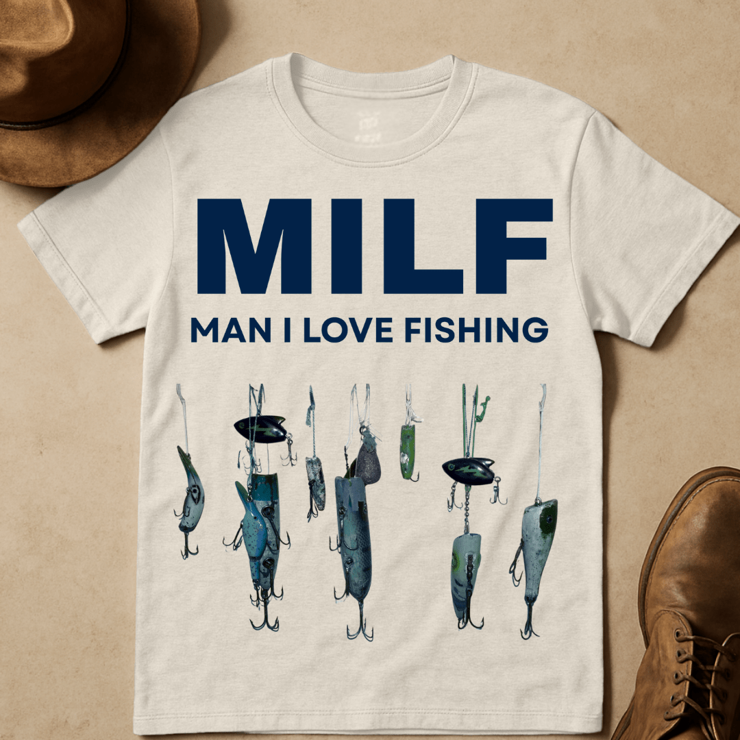 MAN I LOVE FISHING T-SHIRT