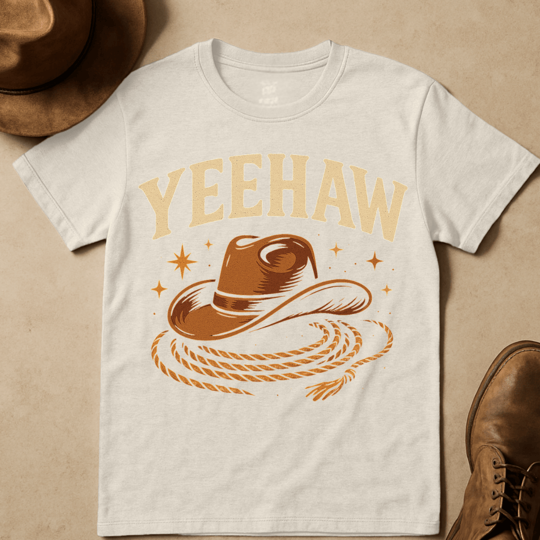 YEEHAW HAT T-SHIRT