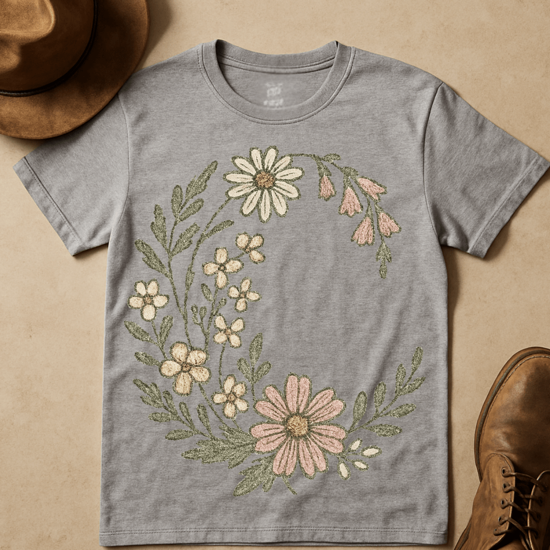 CRESENT WILDFLOWER MOON T-SHIRT