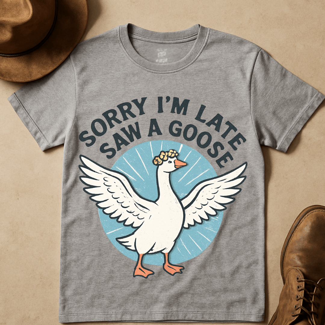 I SAW A GOOSE T-SHIRT