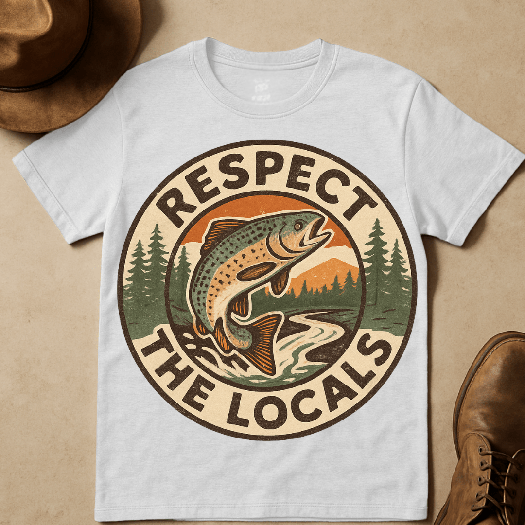 LEAPING TROUTS T-SHIRT