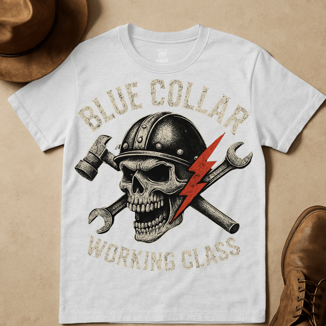 WORKING SKULL T-SHIRT