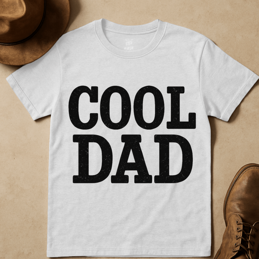 TYPE WRITTER COOL DAD T-SHIRT