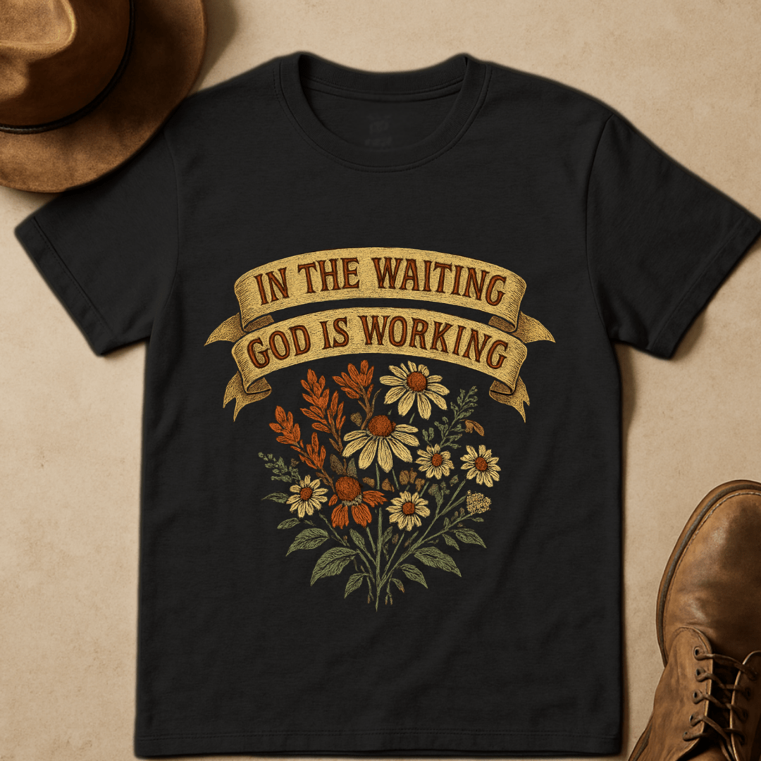 BOUQUET WESTERN RIBBION T-SHIRT