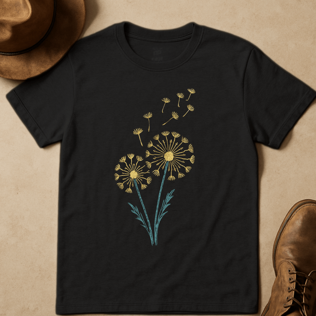 GOLDEN DANDELION T-SHIRT