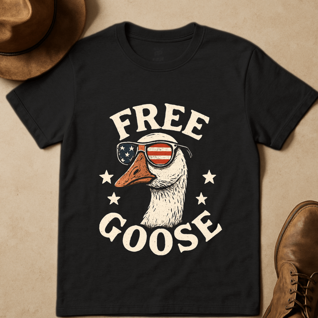 PATRIOTIC GOOSE T-SHIRT