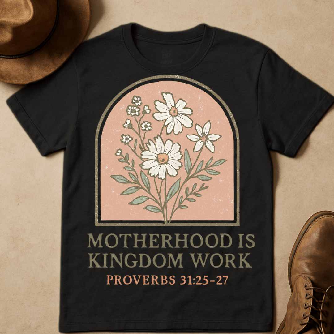 WILDFLOWER FAITH PROVERBS T-SHIRT