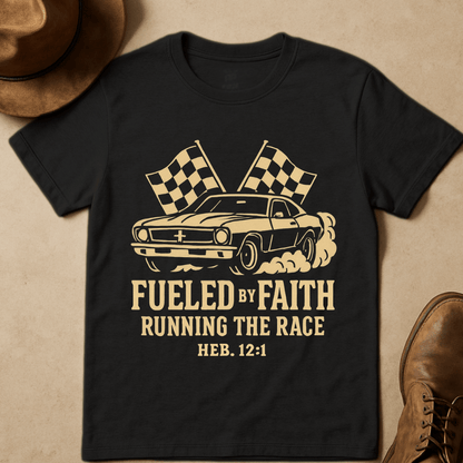 FAITH FUELED BURNOUT T-SHIRT