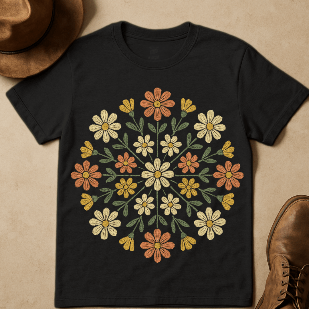 WILDFLOWER MANDALA T-SHIRT