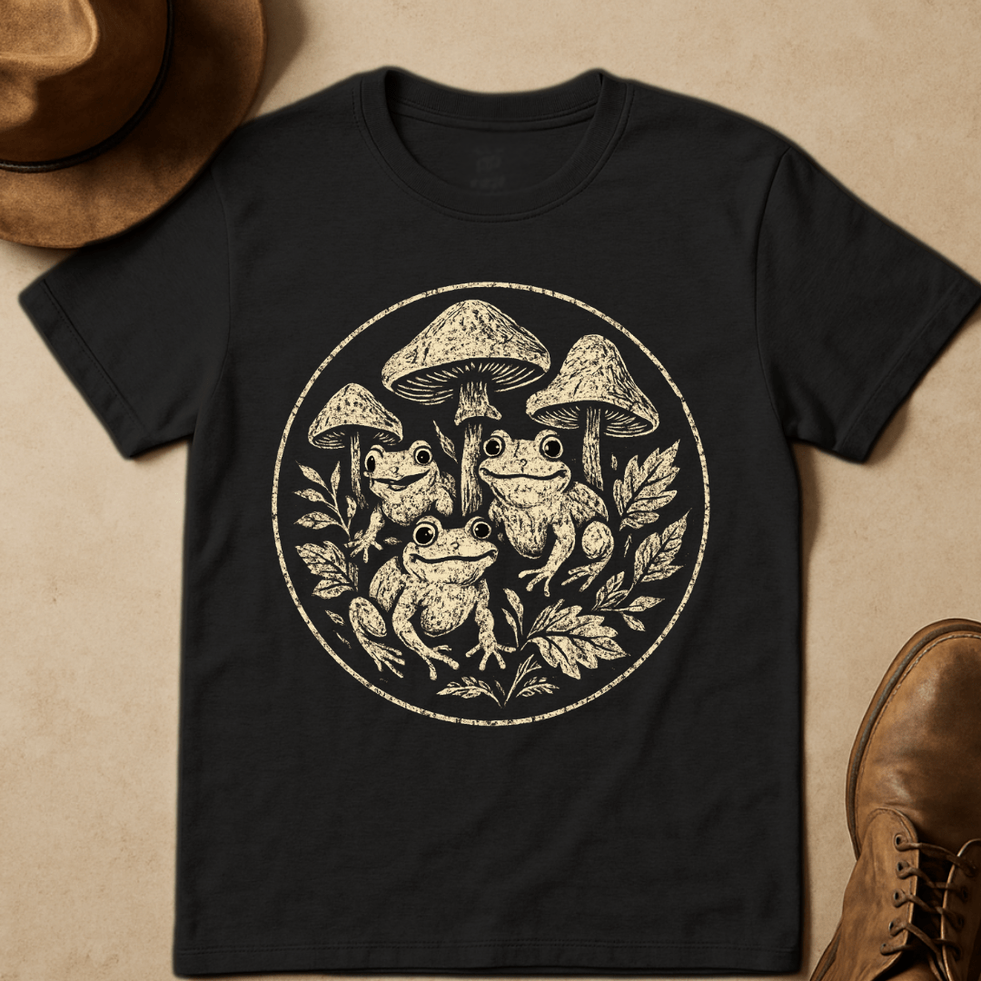 PLAYFUL FROGS T-SHIRT