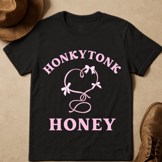 HONKY-TONK HONEY LASSO T-SHIRT