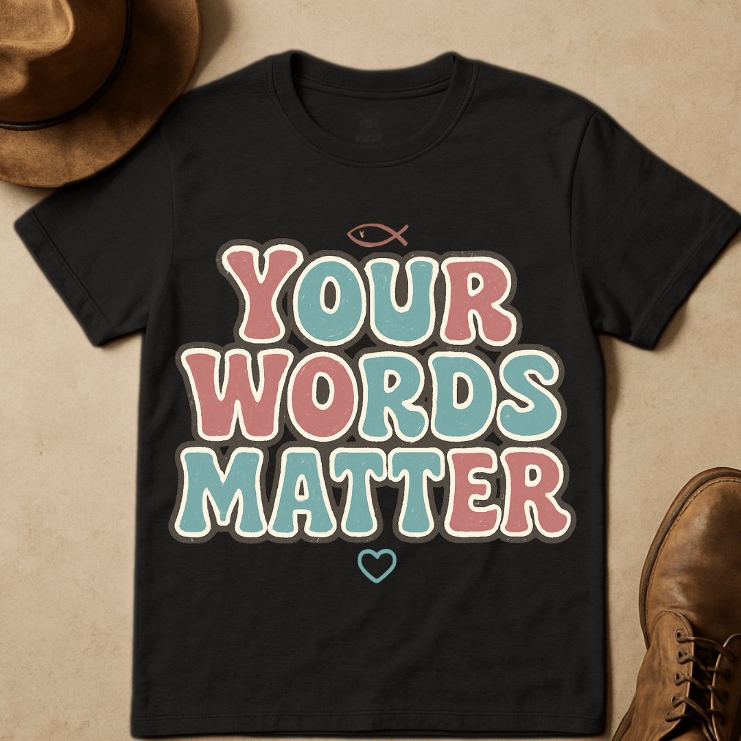 YOUR WORDS MATTER T-SHIRT