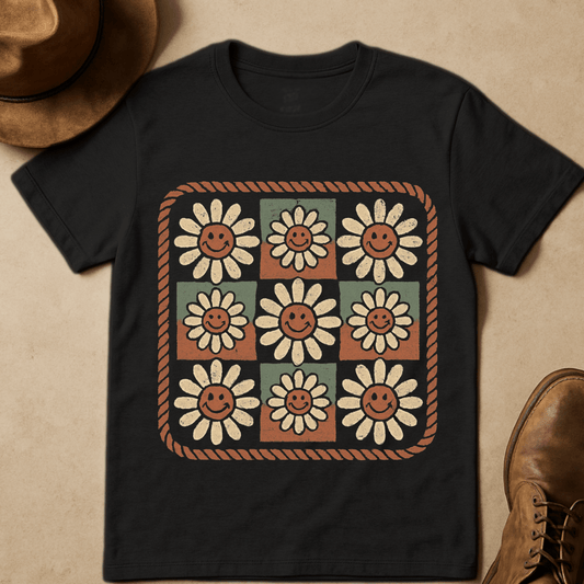 SMILEY DAISIES T-SHIRT