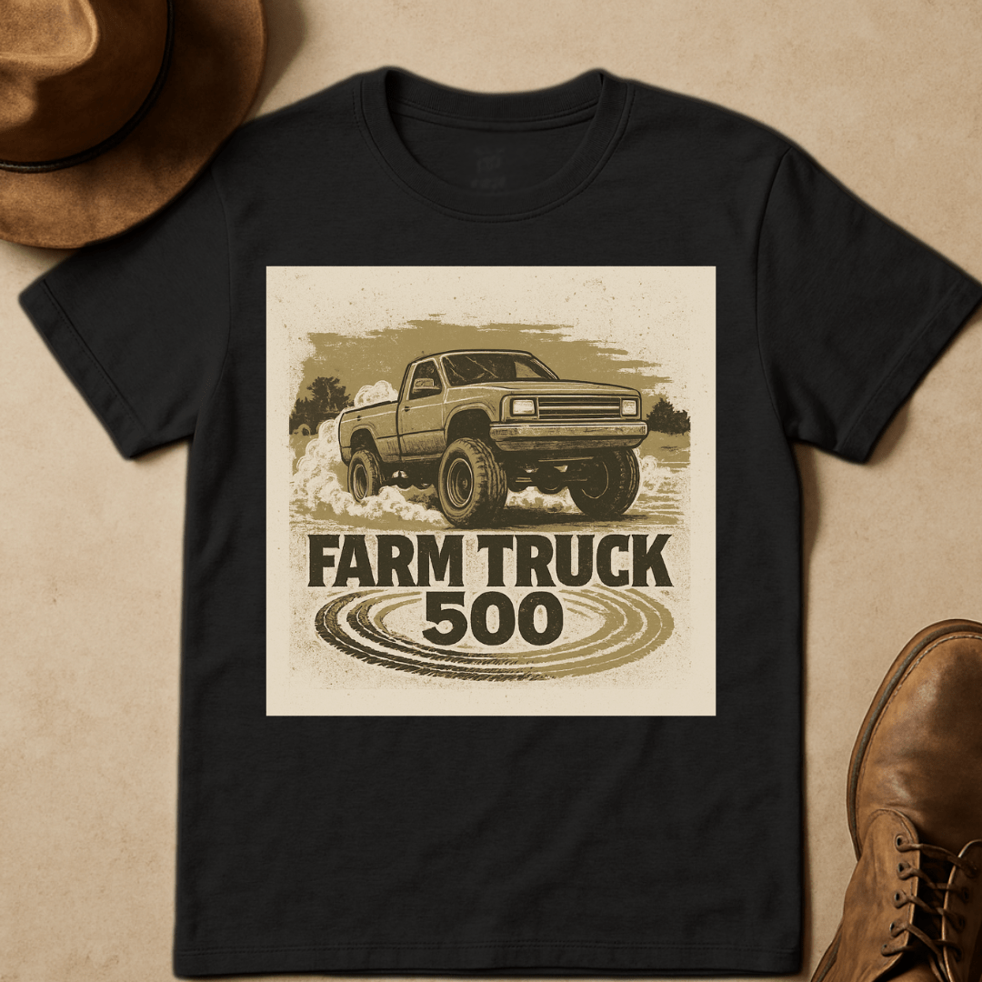 FARM TRUCK 500 DRIFT RACING T-SHIRT