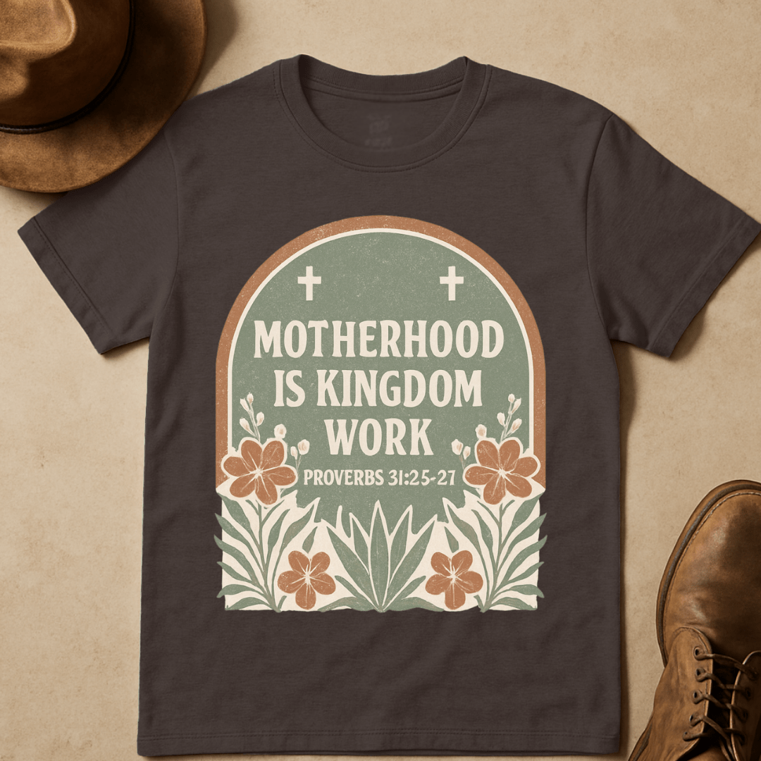 MOTHERHOOD KINGDOM WORK T-SHIRT
