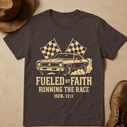 FAITH FUELED BURNOUT T-SHIRT
