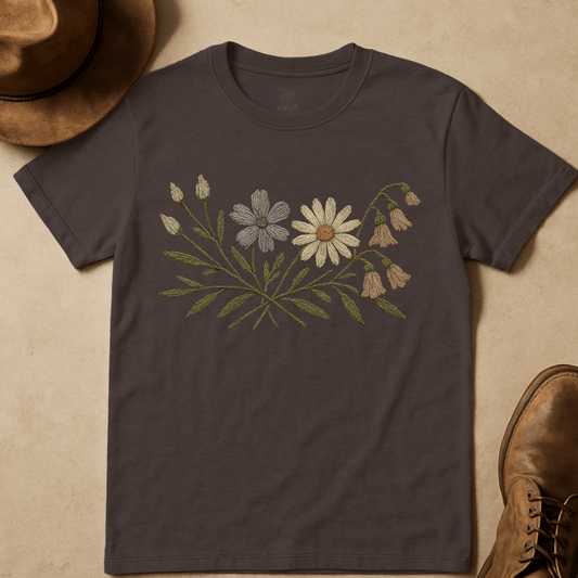 WILDFLOWER EMBROIDERY T-SHIRT