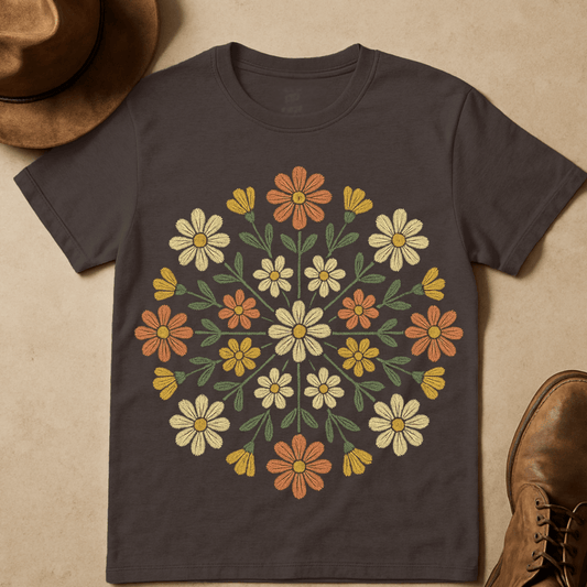 WILDFLOWER MANDALA T-SHIRT