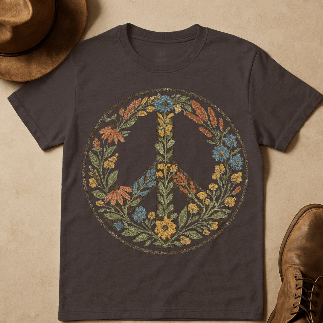 WILDFLOWER PEACE SIGN