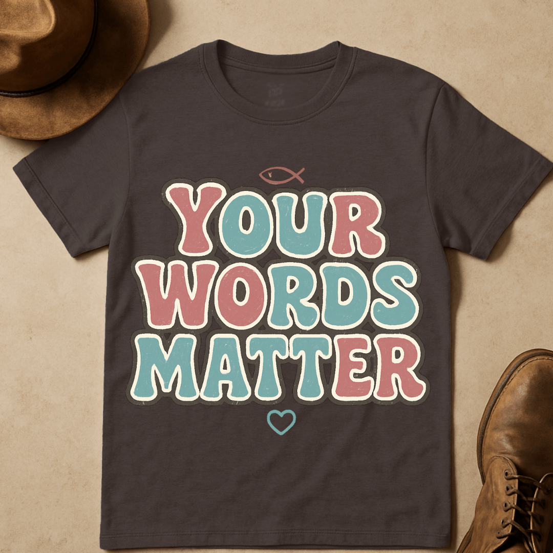 YOUR WORDS MATTER T-SHIRT