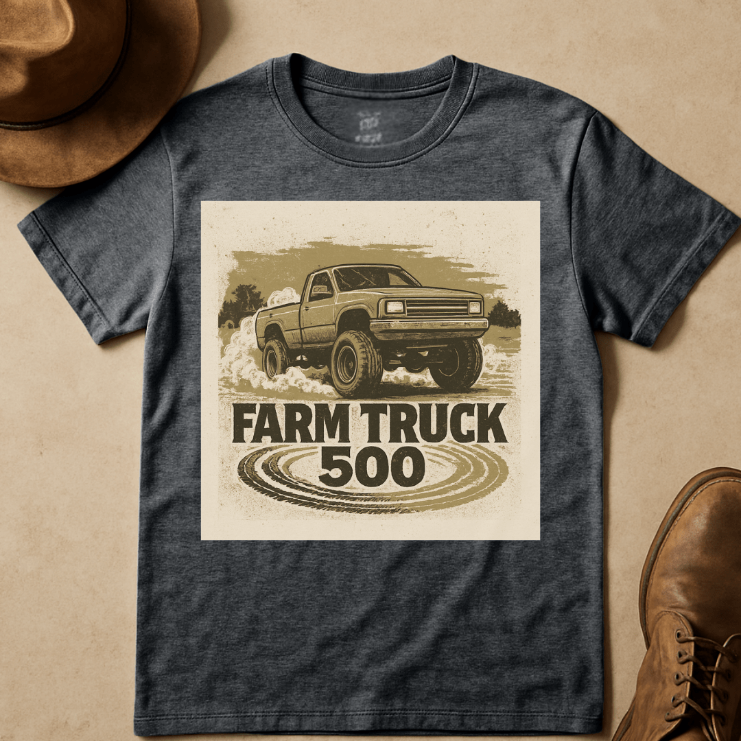 FARM TRUCK 500 DRIFT RACING T-SHIRT