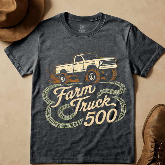 FARM TRUCK 500 RETRO DIRT T-SHIRT