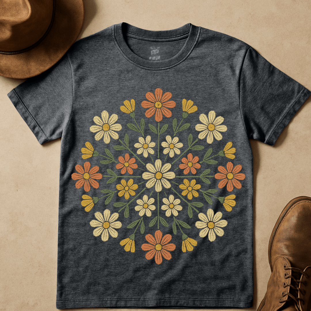 WILDFLOWER MANDALA T-SHIRT